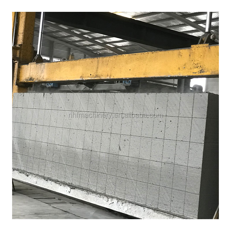 Green Material Autoclaved Aerated Concrete Production Line High Efficiency Automatic Engine Lightweight AAC Panels Manufacturing