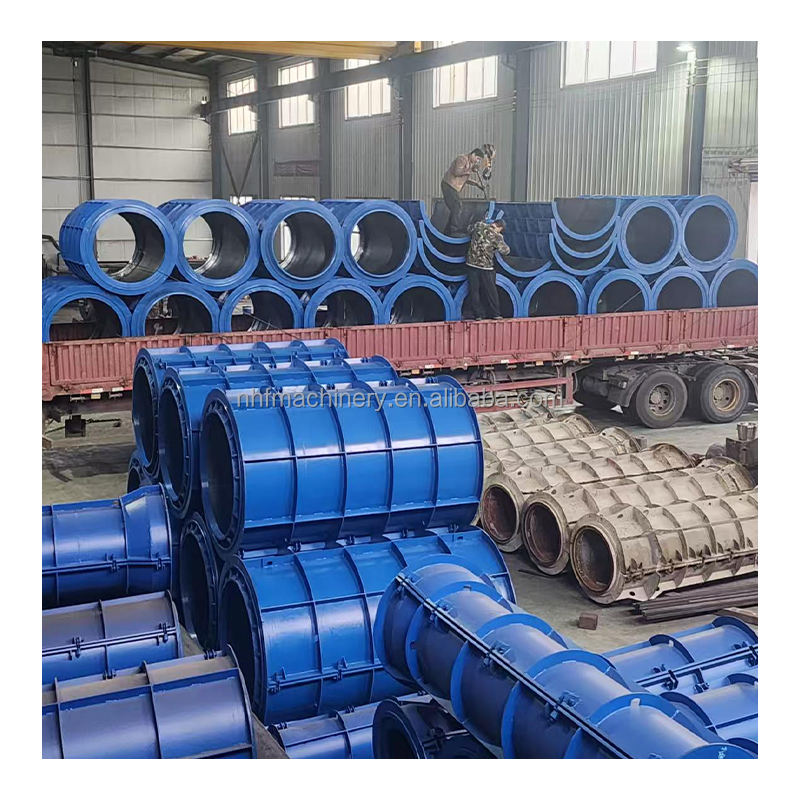 Hot Product Precast Concrete Pipe Production Line with Motor Bearing PLC for Drain Pipe Making Machine